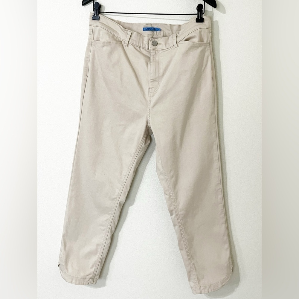 J McLaughlin Cropped Khaki Denim